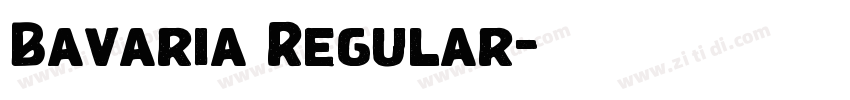 Bavaria Regular字体转换 Bavaria Regular字体转换